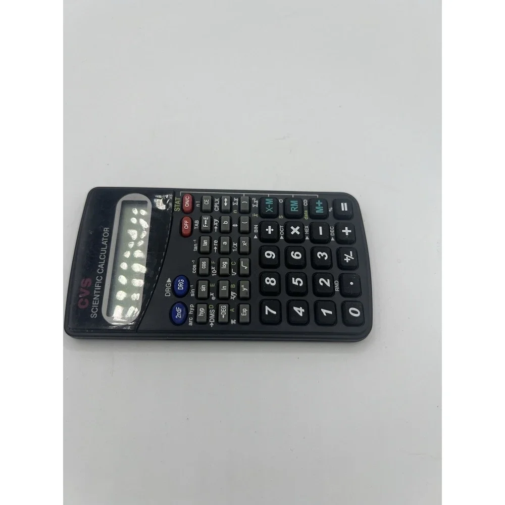 CVS Caliber Scientific Calculator 10-Digit 240 Functions Student School Math